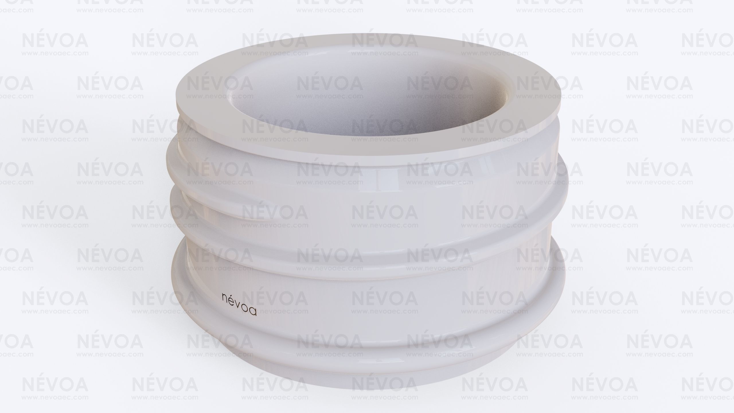 Neck finish - SP 444 - 38 - LIP - BF - voluntary standard 3D model_1