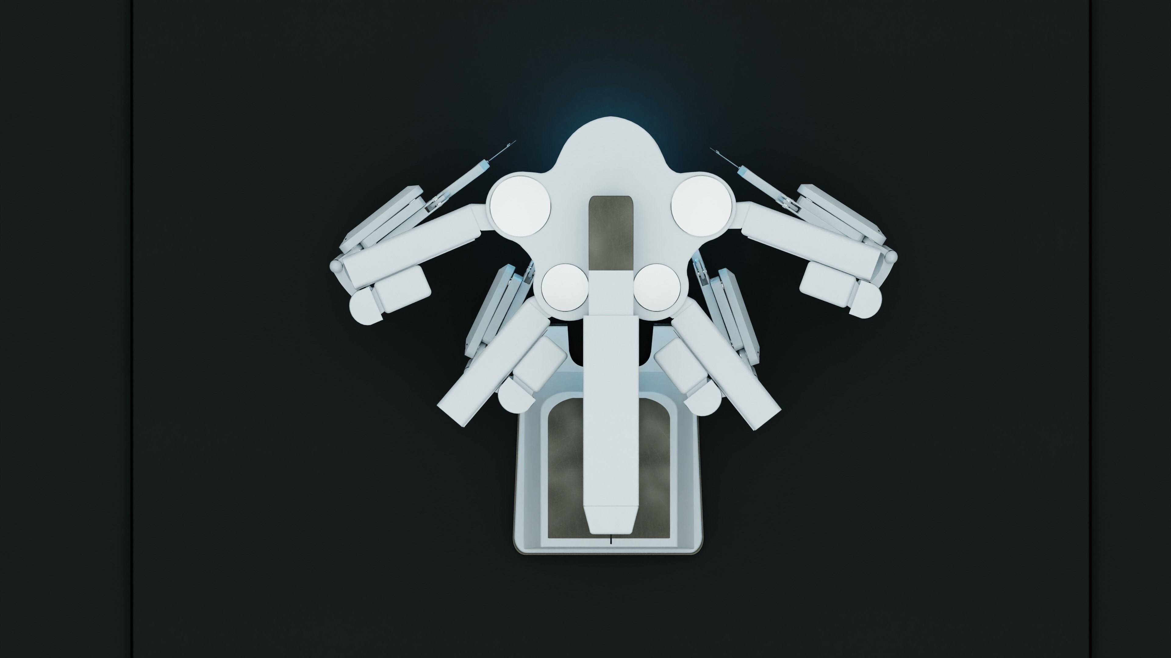 Surgical Robotic System da Vinci 3D model_6