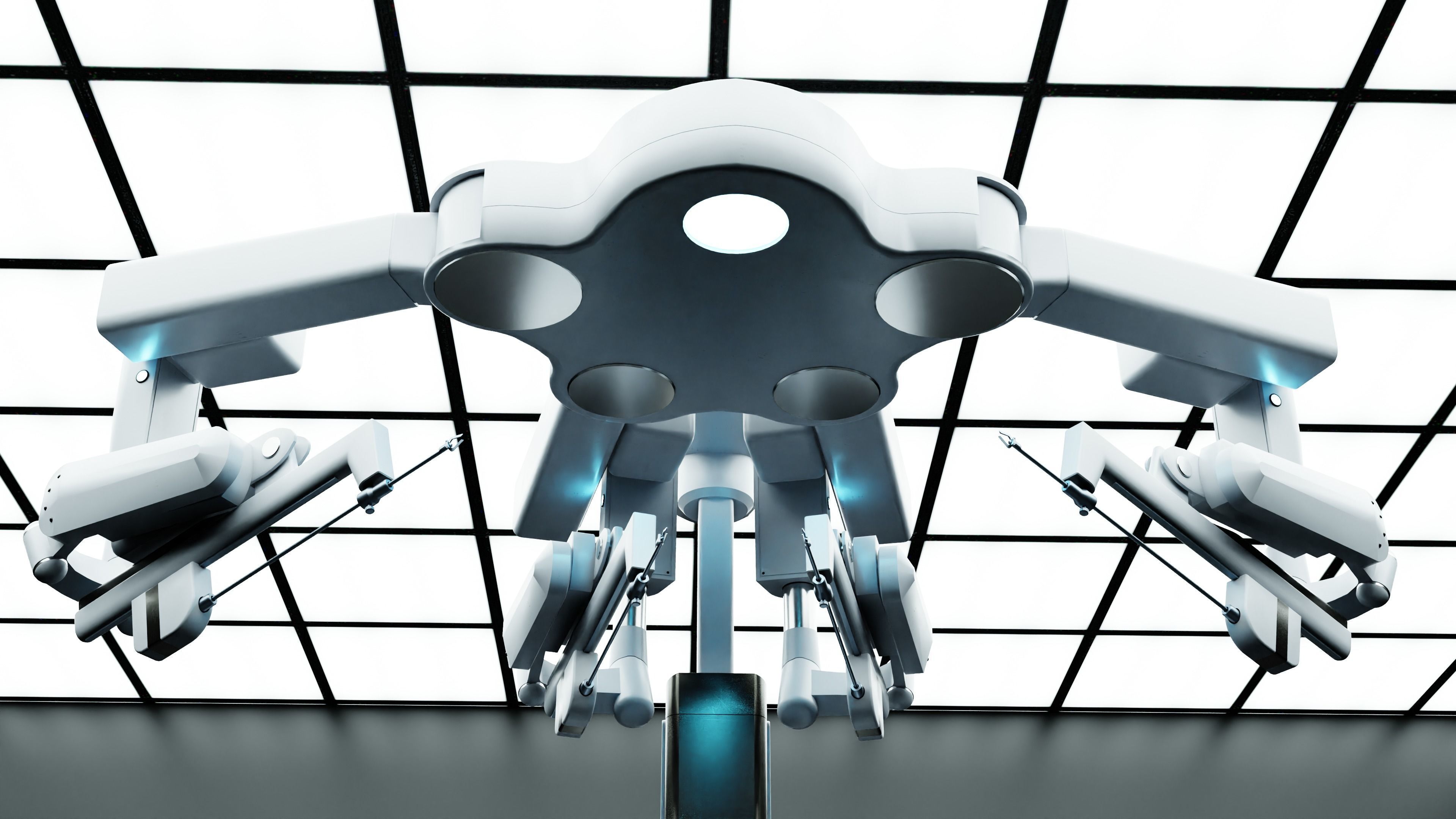 Surgical Robotic System da Vinci 3D model_2