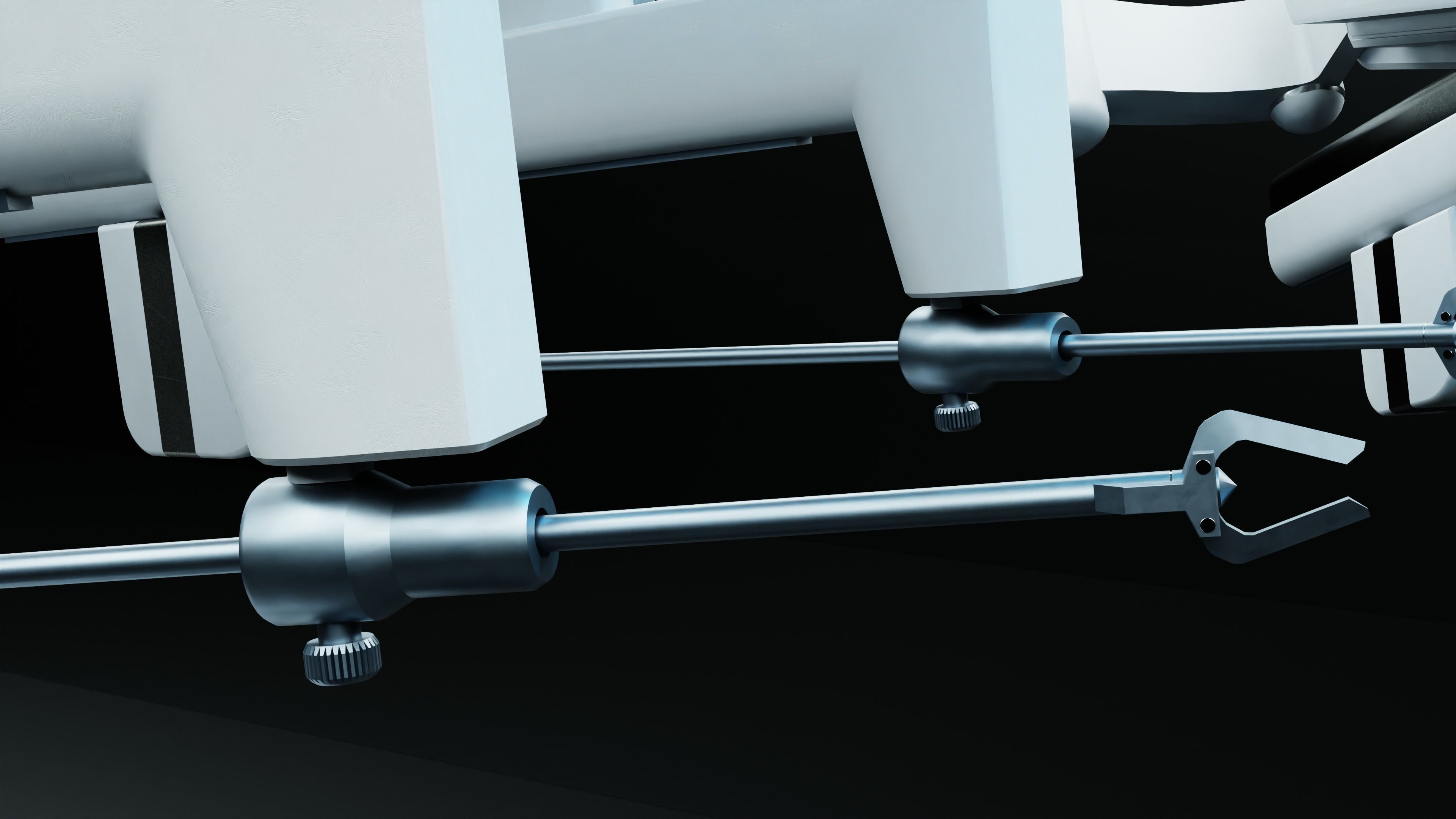 Surgical Robotic System da Vinci 3D model_5