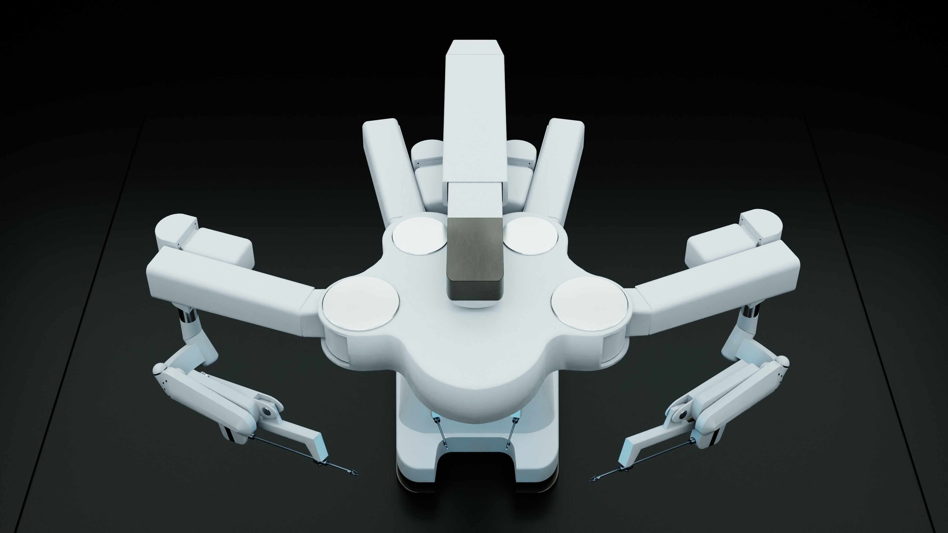 Surgical Robotic System da Vinci 3D model_3