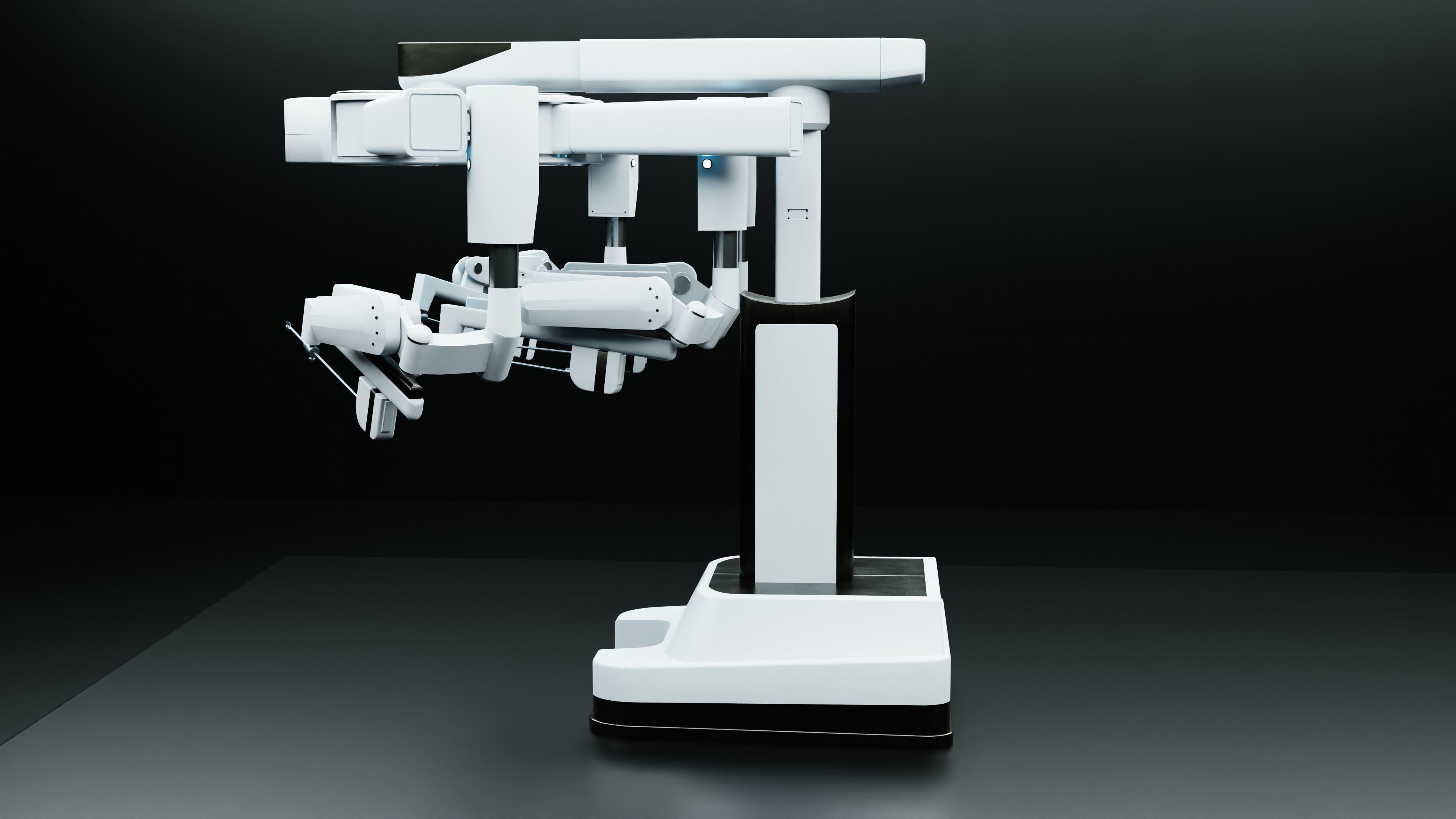 Surgical Robotic System da Vinci 3D model_1