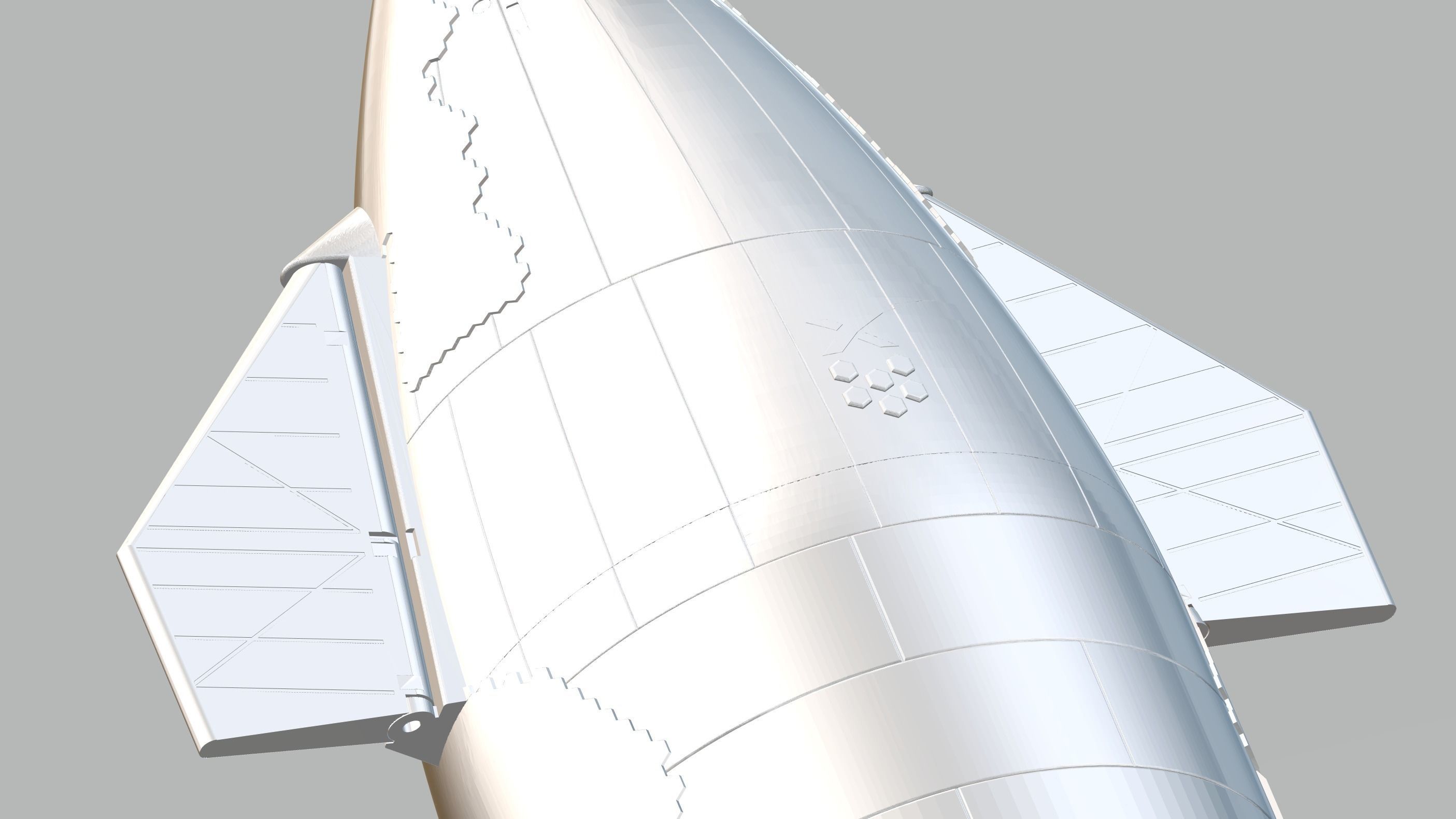 SpaceX ULTIMATE Ship24 3D print model_2