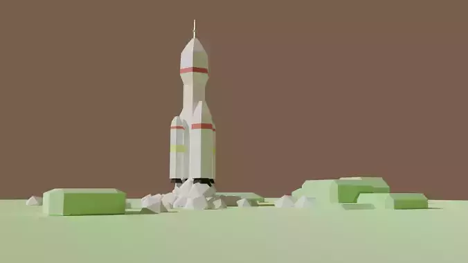 Rocket plus starting animation