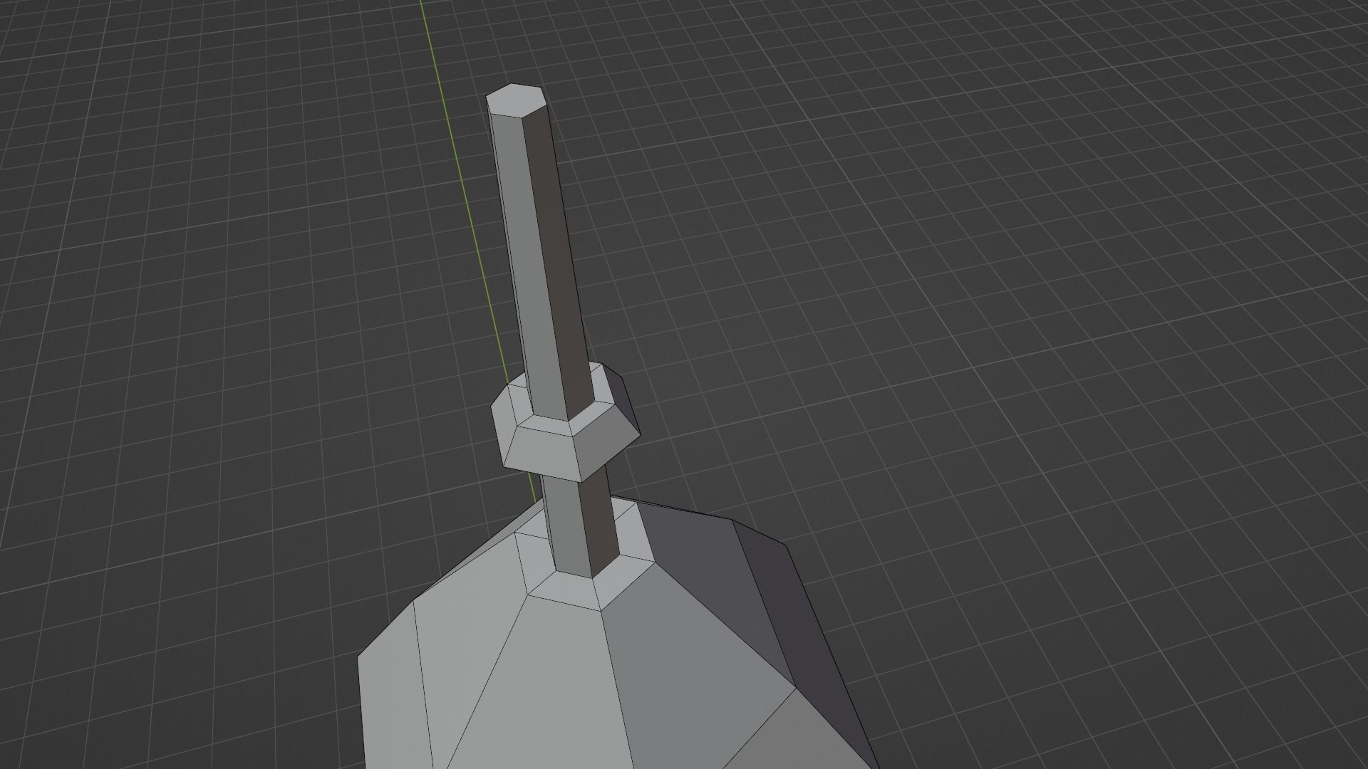 Rocket plus starting animation Low-poly 3D model_18