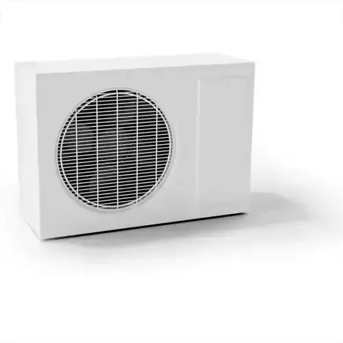 Retro White Metal Air Conditioner