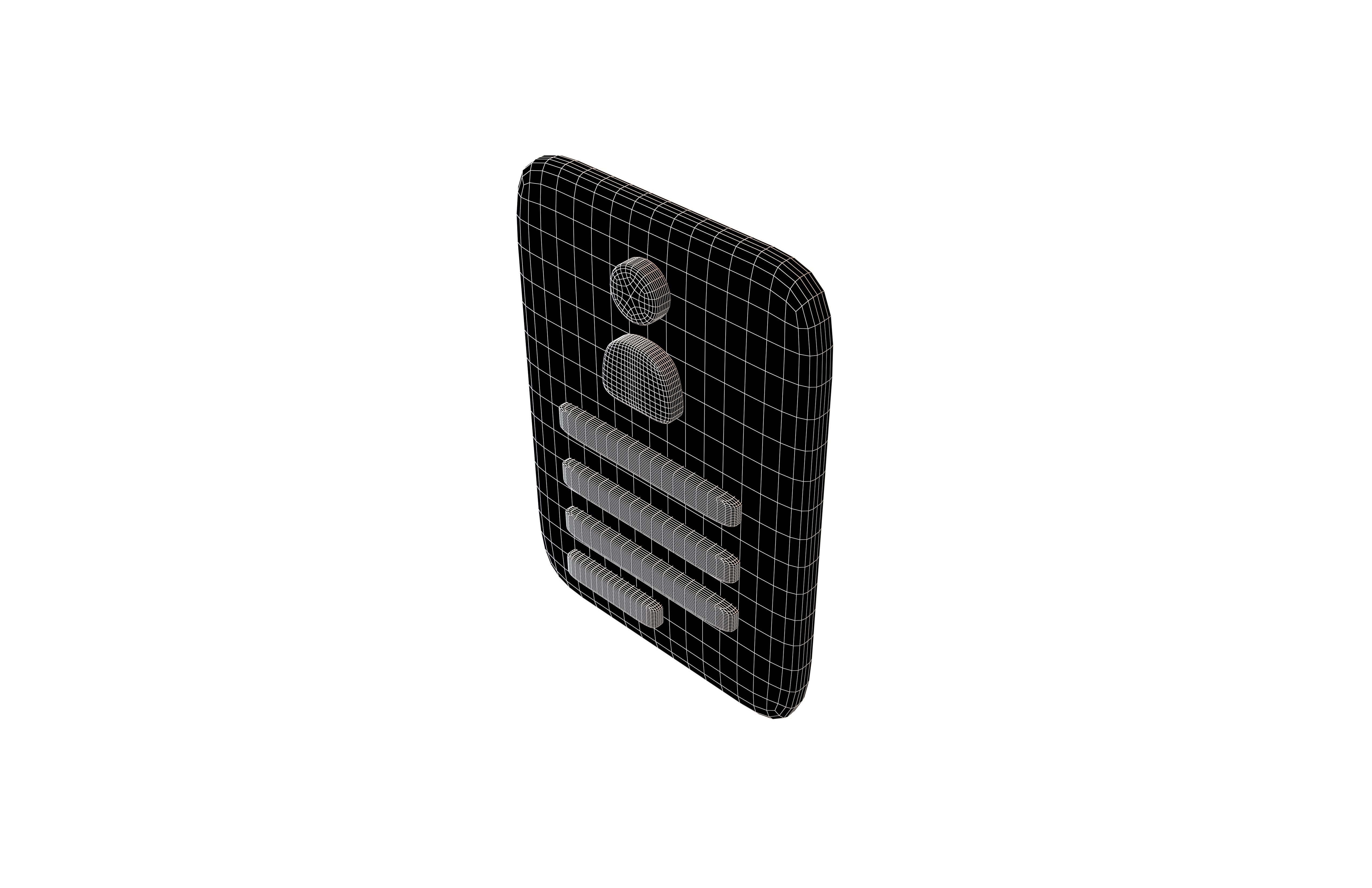 Registration Icon v1 001 Low-poly 3D model_5