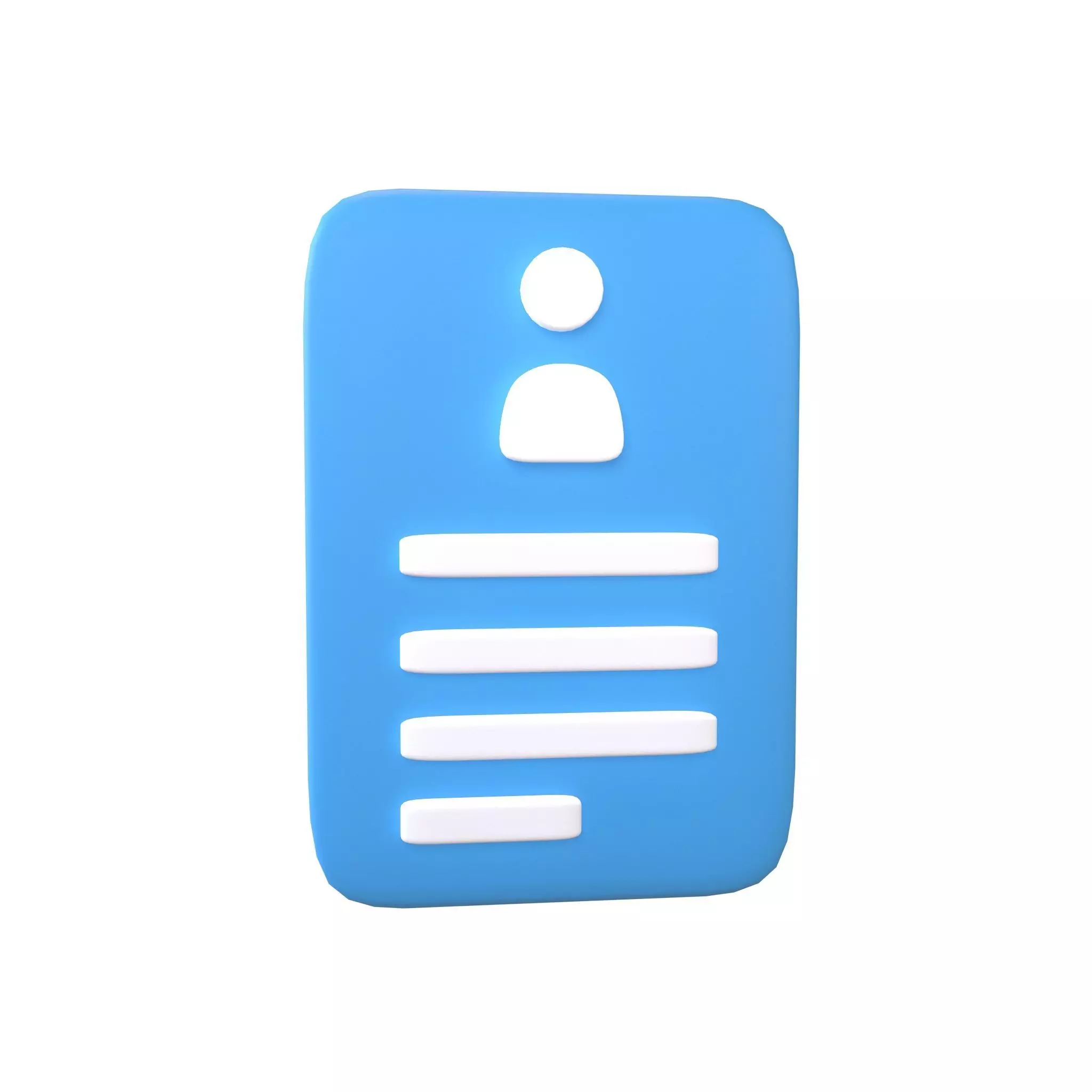 3D model Registration Icon v1 002 VR / AR / low-poly | CGTrader
