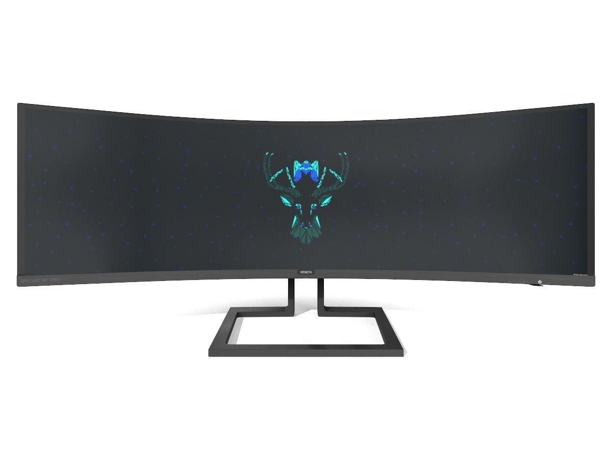 Philips Brilliance 499P9H Game asset Low-poly 3D model_2