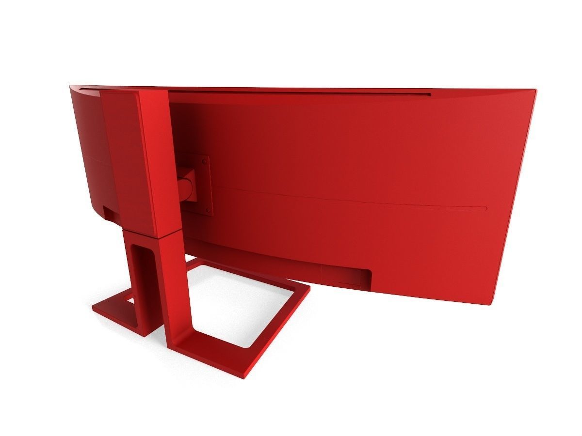 Philips Brilliance 499P9H Game asset Low-poly 3D model_11