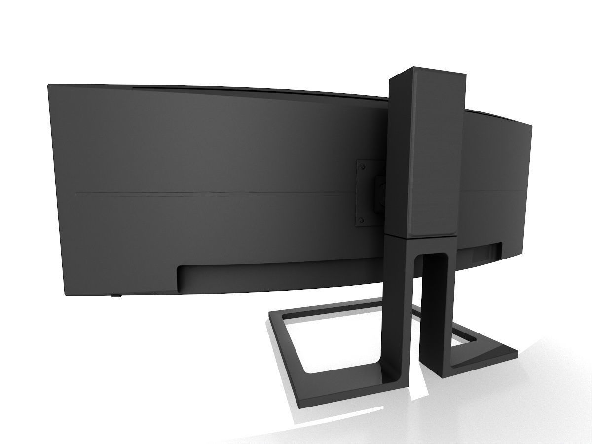 Philips Brilliance 499P9H Game asset Low-poly 3D model_3