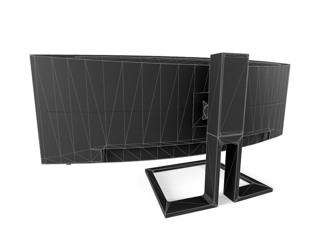 Philips Brilliance 499P9H Game asset Low-poly 3D model_9