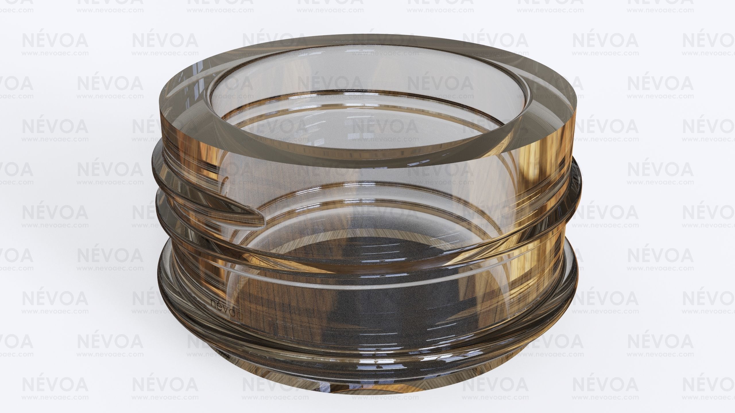 Neck finish - SP 444 - 43 - BDF - voluntary standard 3D model_1