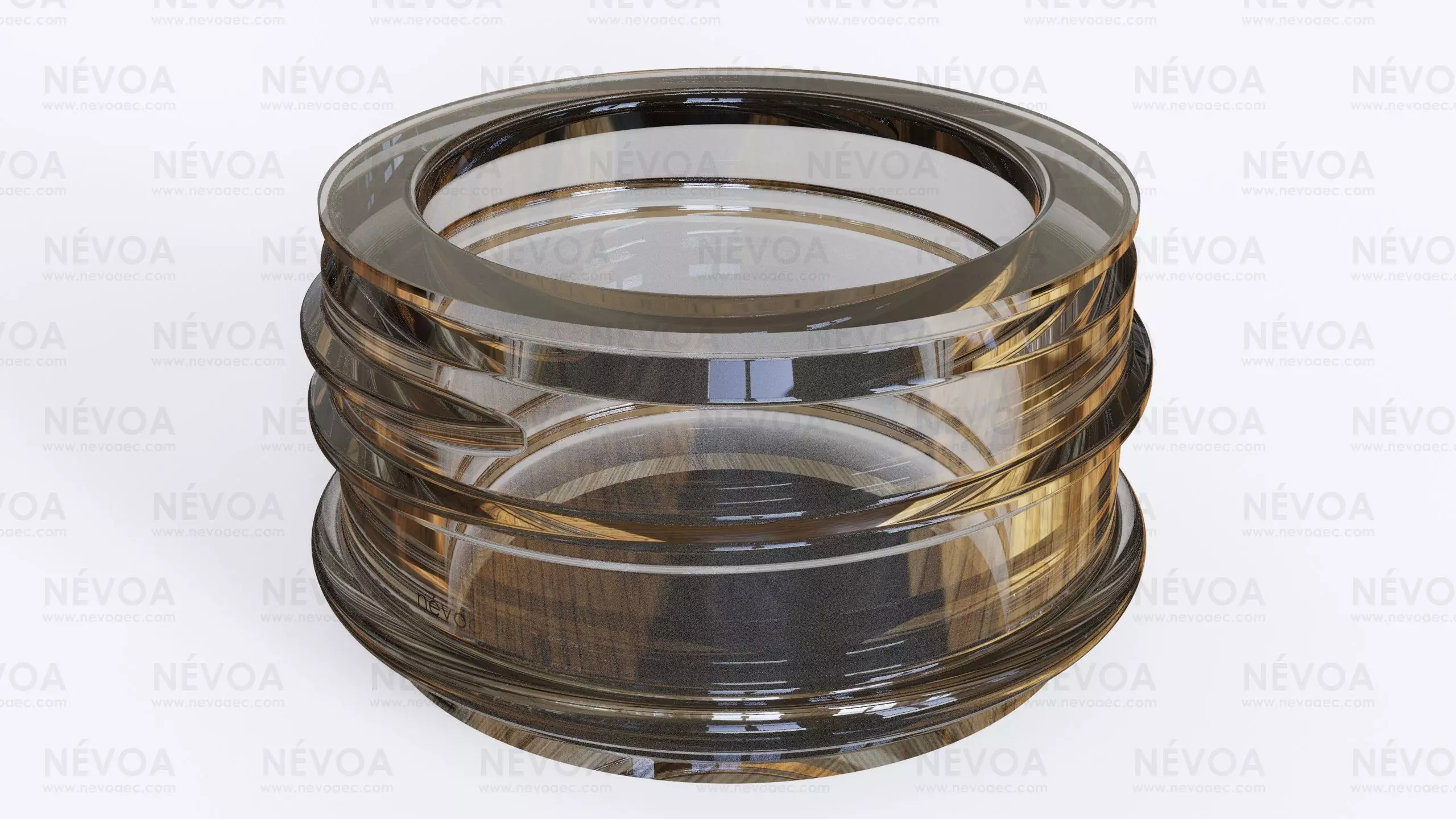 Neck finish - SP 444 - 43 - LIP - BF - voluntary standard 3D model_0