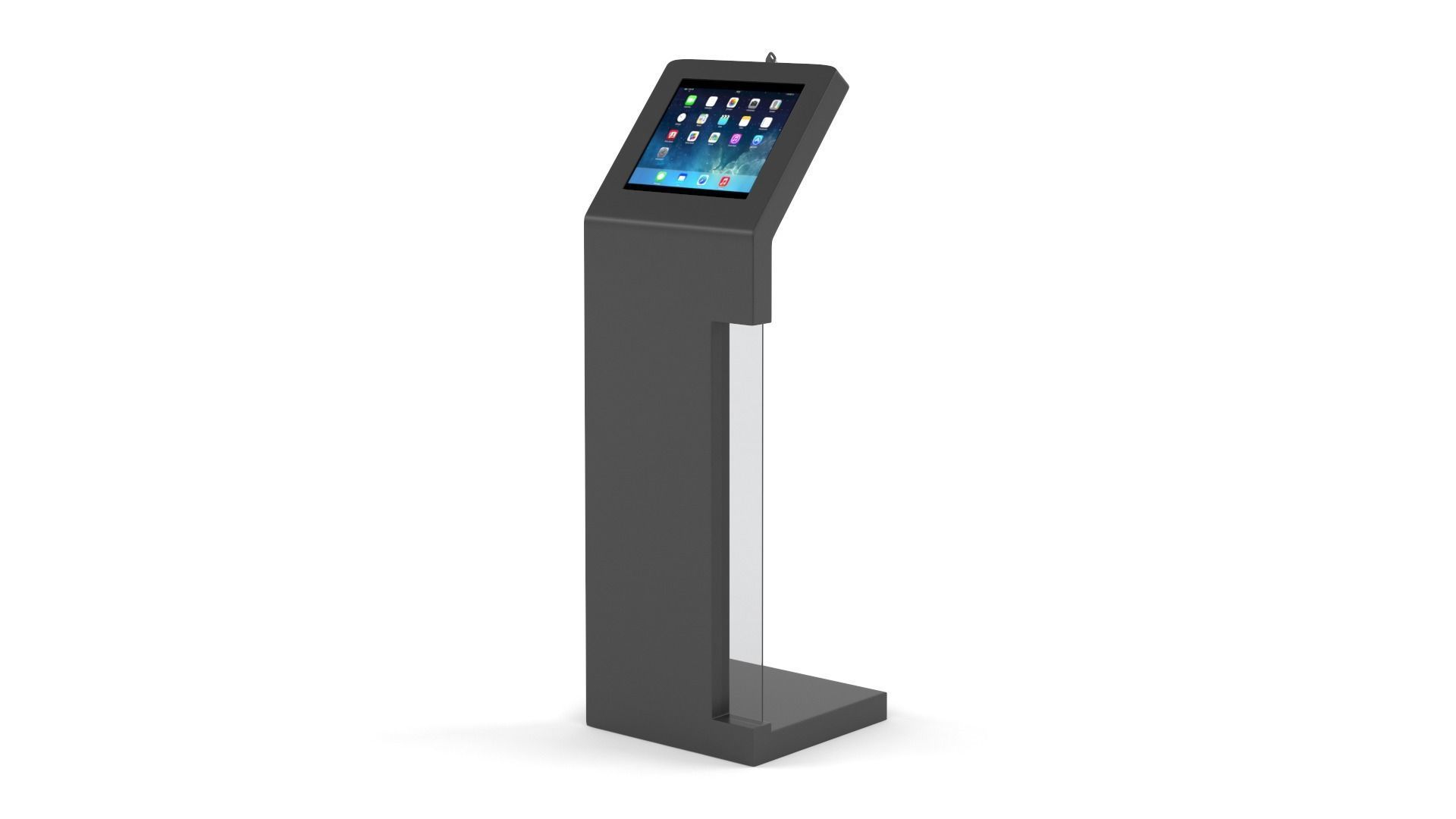 Electronic Kiosk 3D model_2