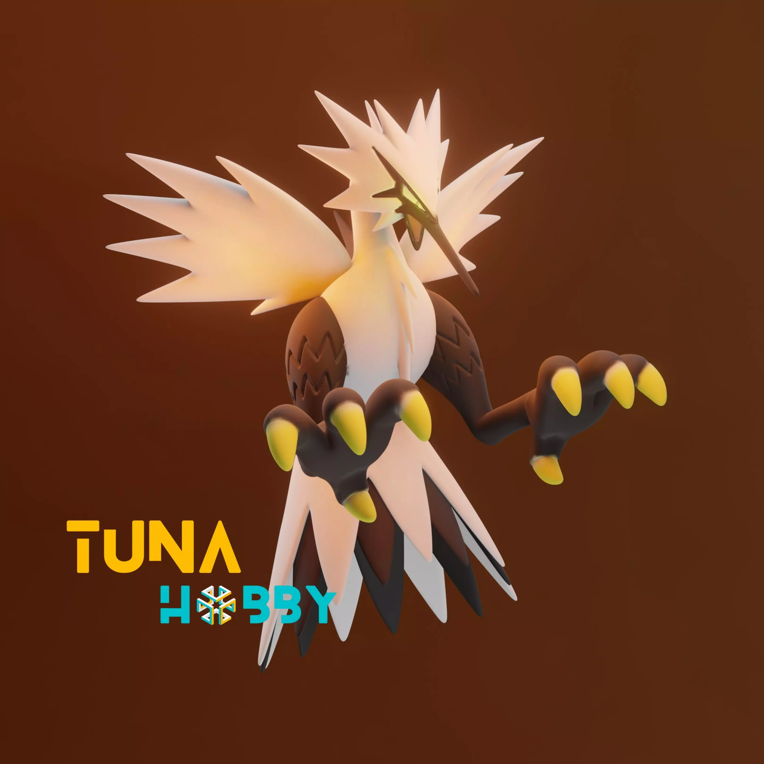 GALARIAN ZAPDOS - FAN ART - POKEMON FIGURINE - 3D PRINT MODEL 3D print model_0