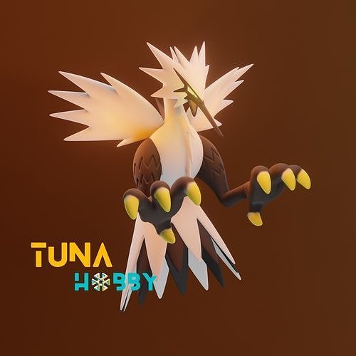 GALARIAN ZAPDOS  - FAN ART - POKEMON FIGURINE - 3D PRINT MODEL 3D print model