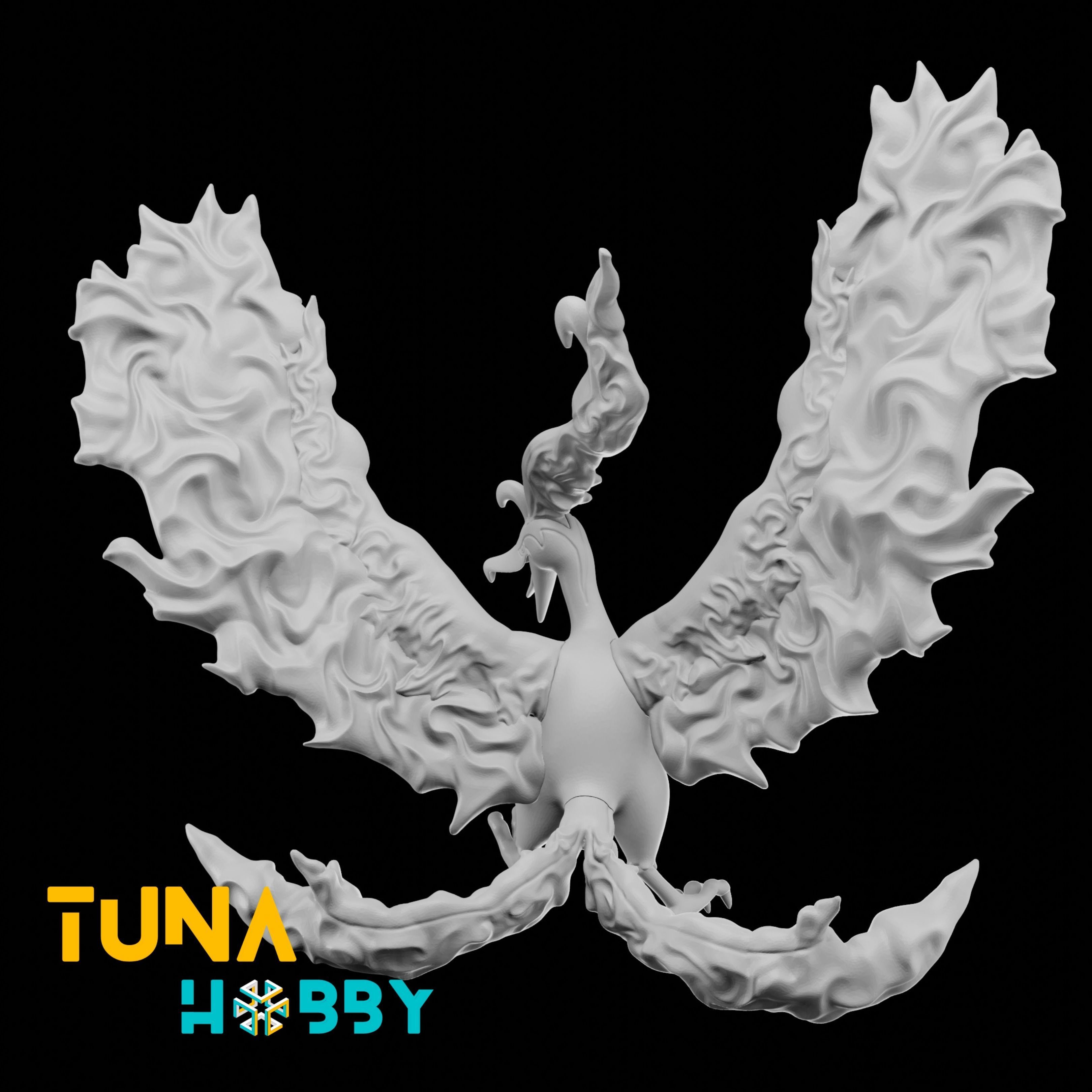 GALARIAN MOLTRES - FAN ART - POKEMON FIGURINE - 3D PRINT MODEL 3D print model_6