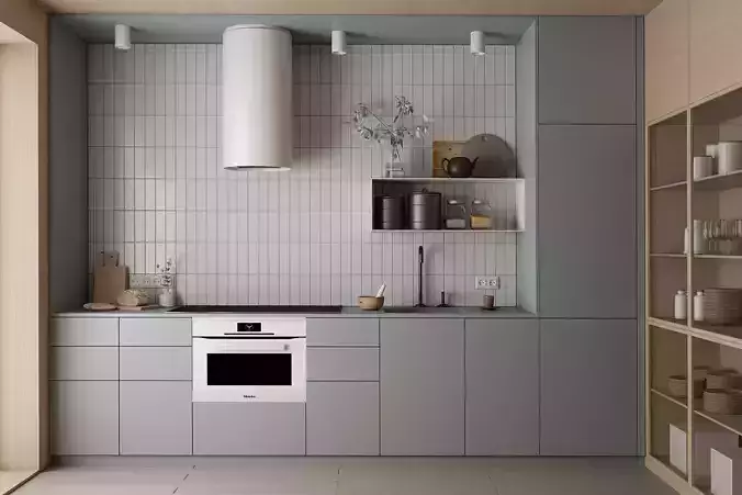 kitchen 009 3d model 3D mode