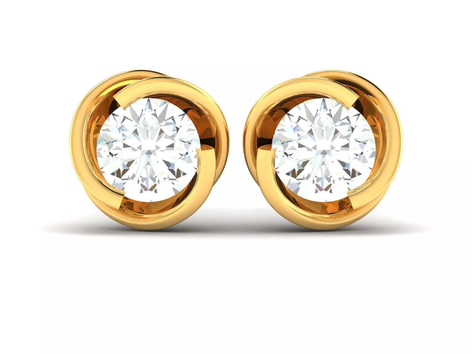 Women earrings 3D print model_0