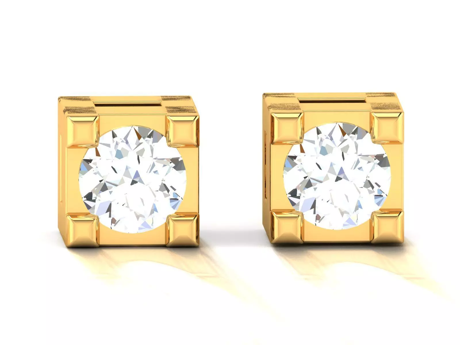 Women earrings 3D print model_0