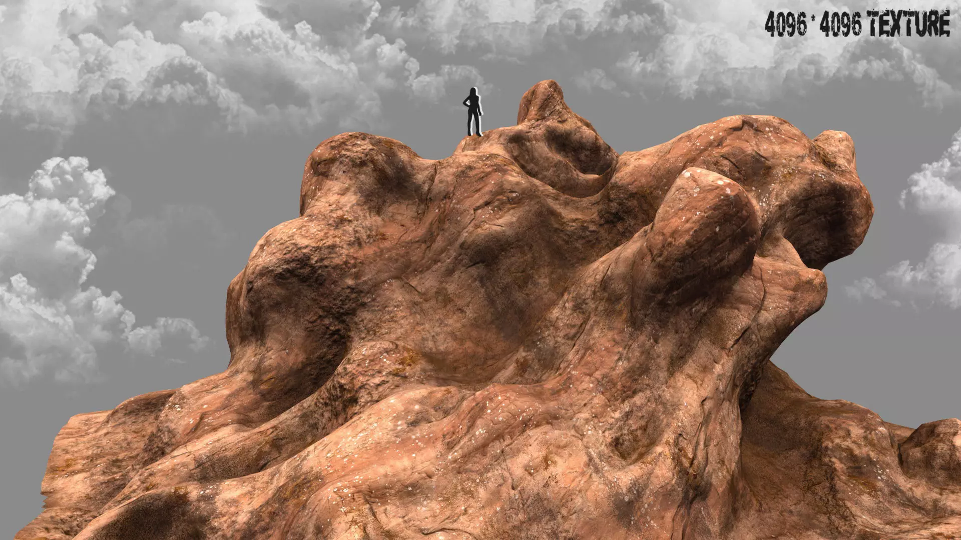 mount  rock 20 3D model_0