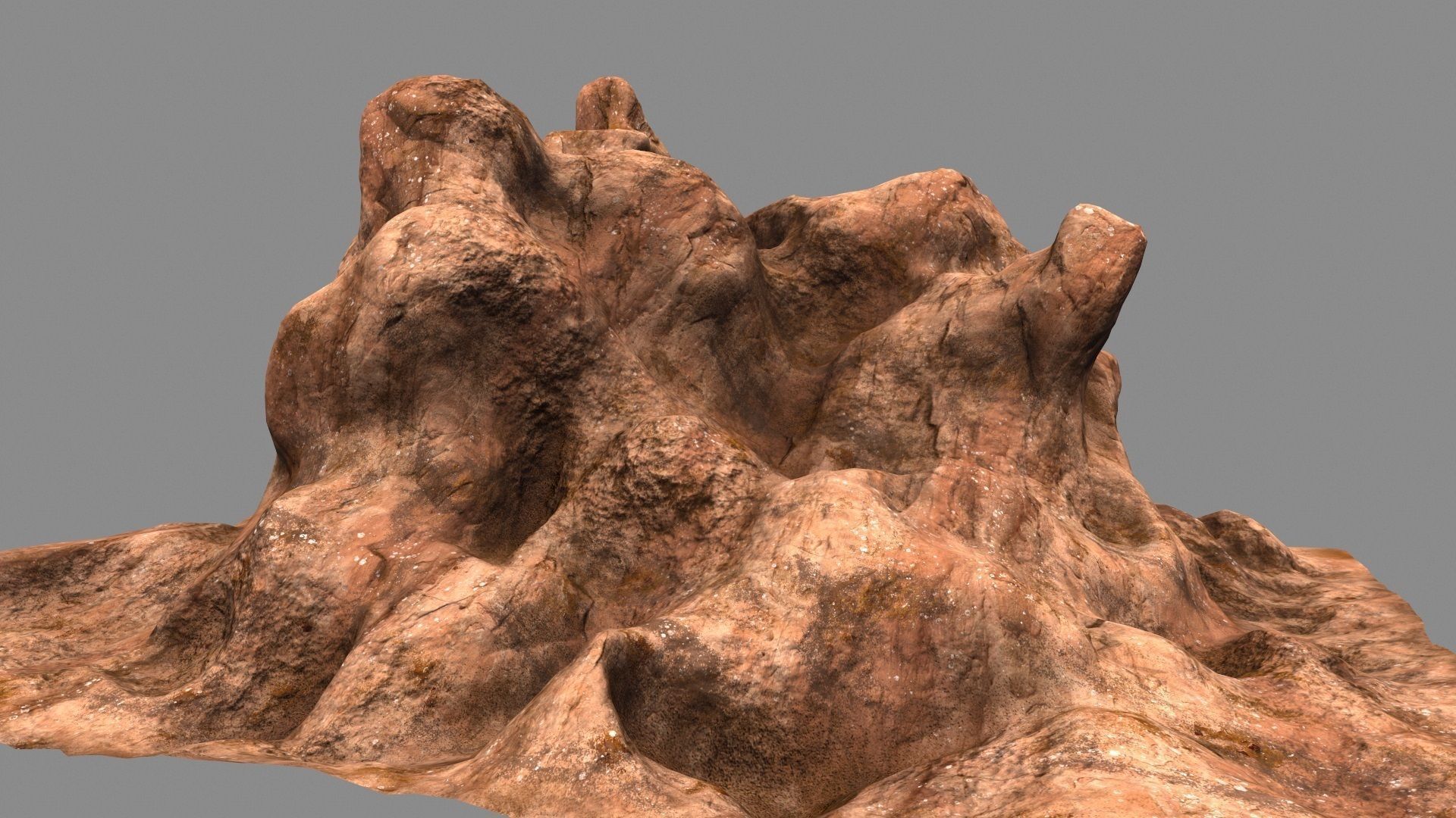 mount  rock 20 3D model_3
