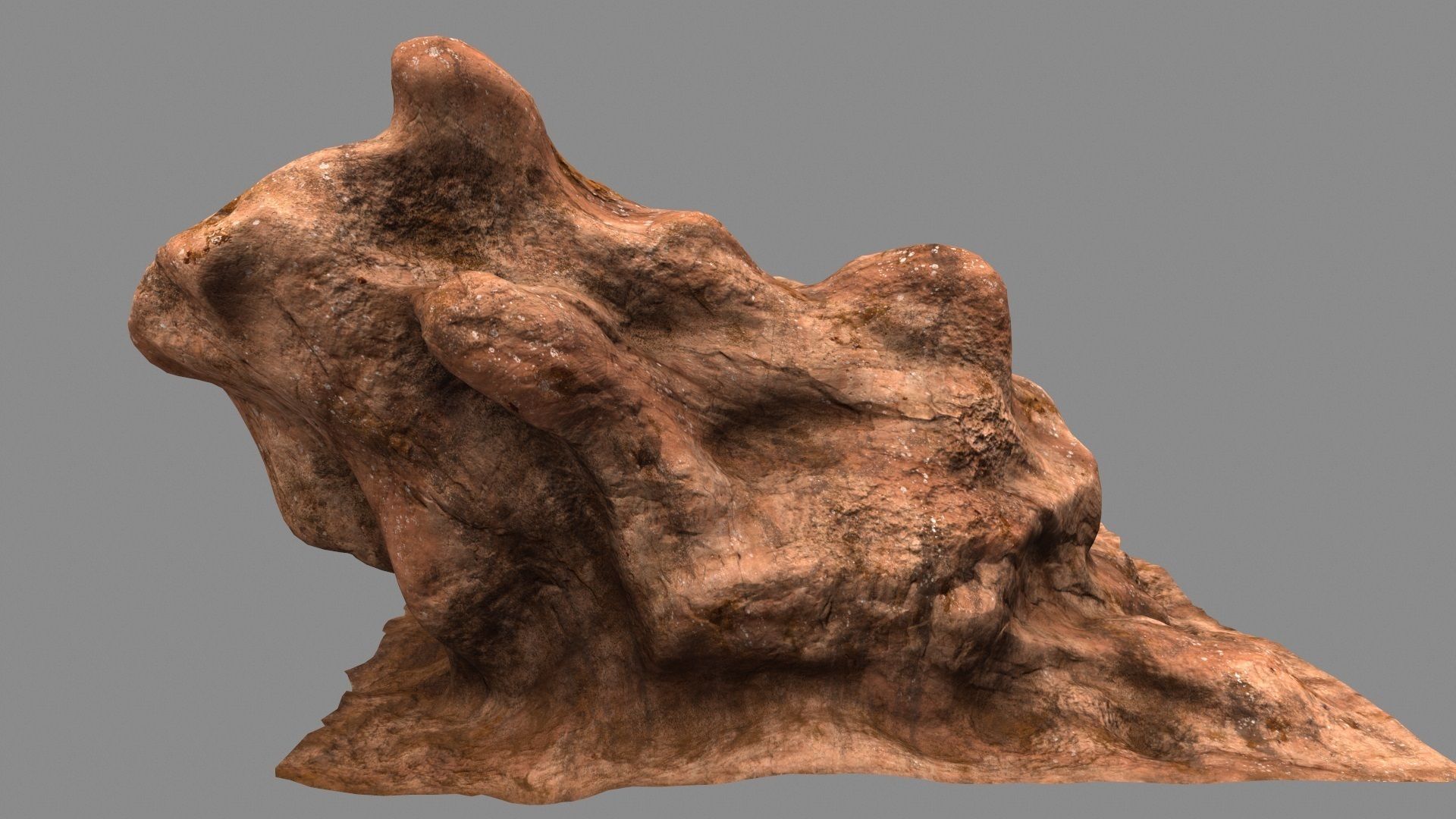 mount  rock 20 3D model_1