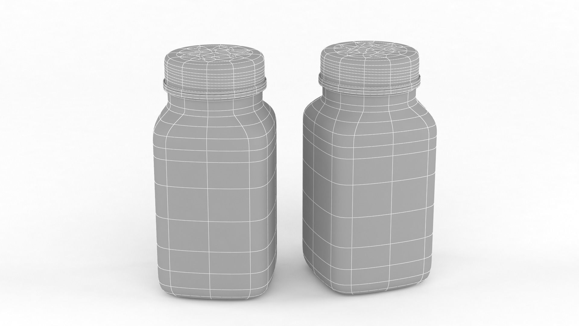 Salt Pepper Shakers 3D model_7