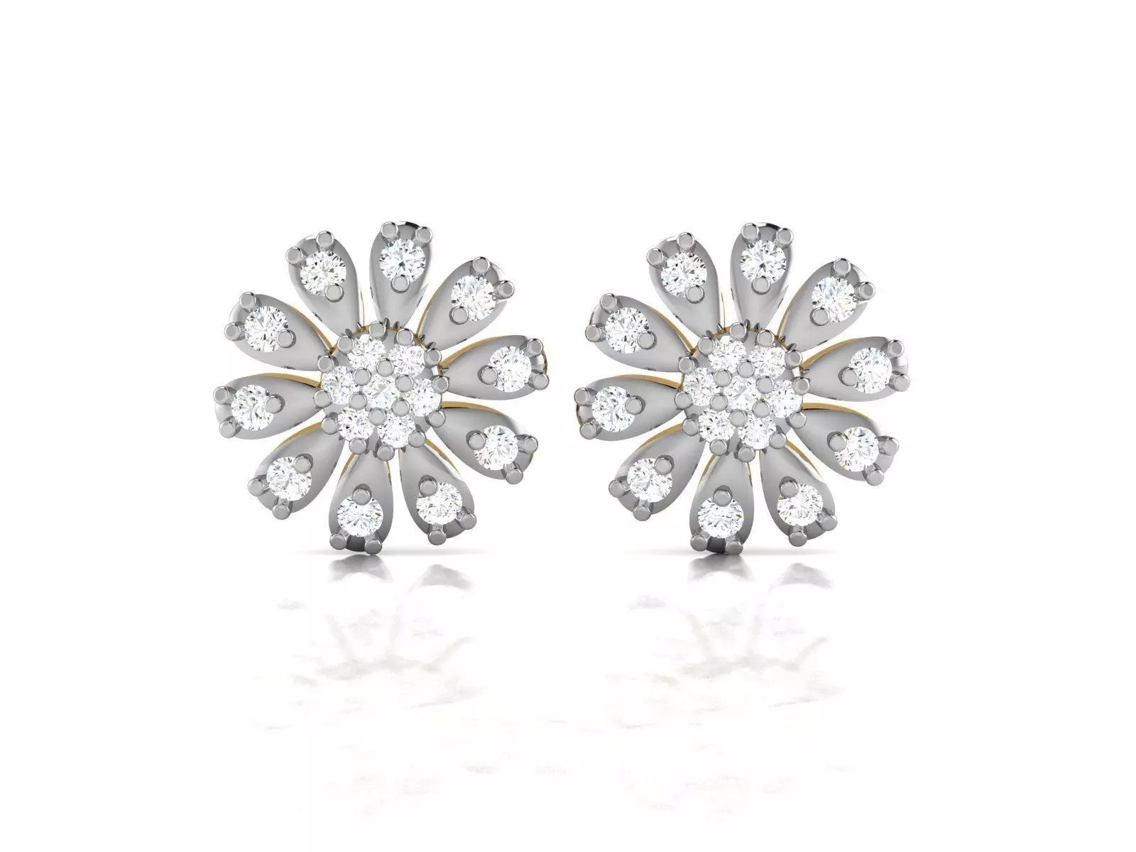 Women earrings 3D print model_0