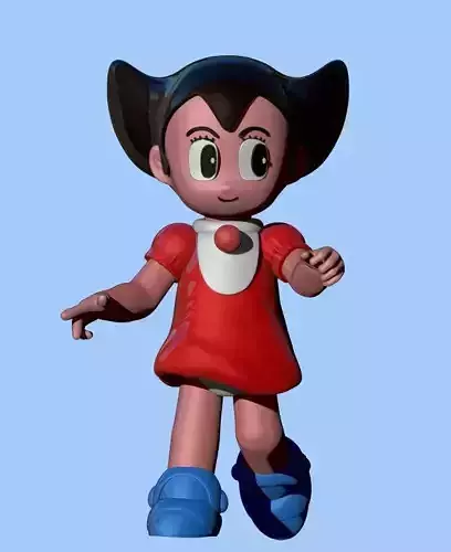 Astro girl 1 3D print model