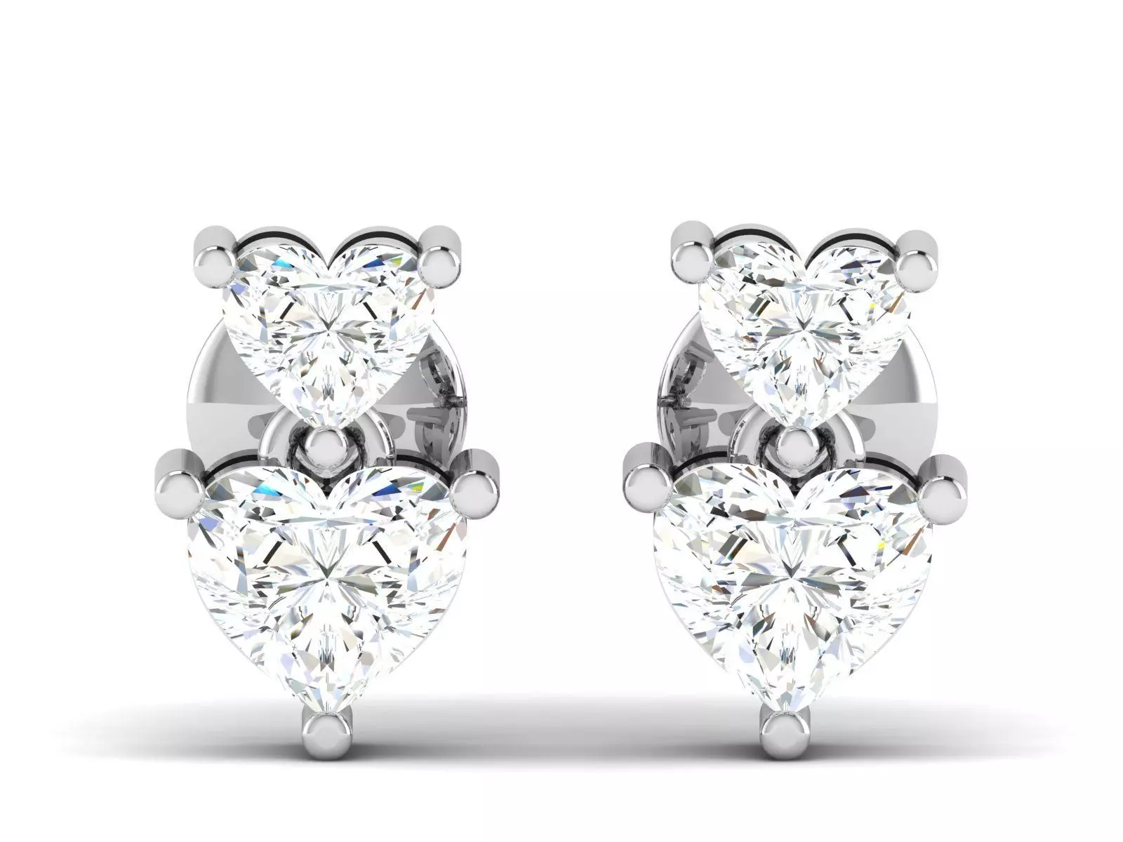 Women earrings 3D print model_0