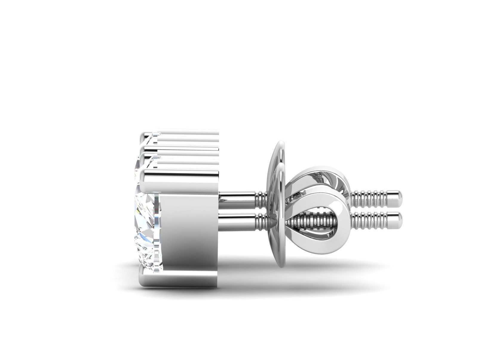 Women earrings 3D print model_1