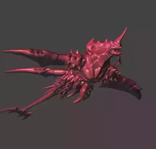 DESTROYAH FLYING - 4th FORM GODZILLA KAIJU HI-POLY STL