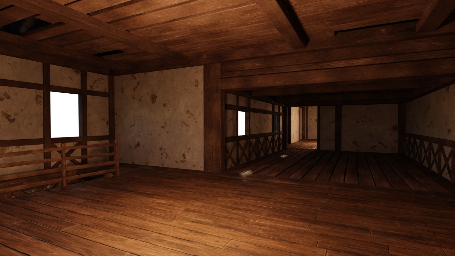 Medieval House 35 PBR 4K GameReady Low-poly 3D model_6