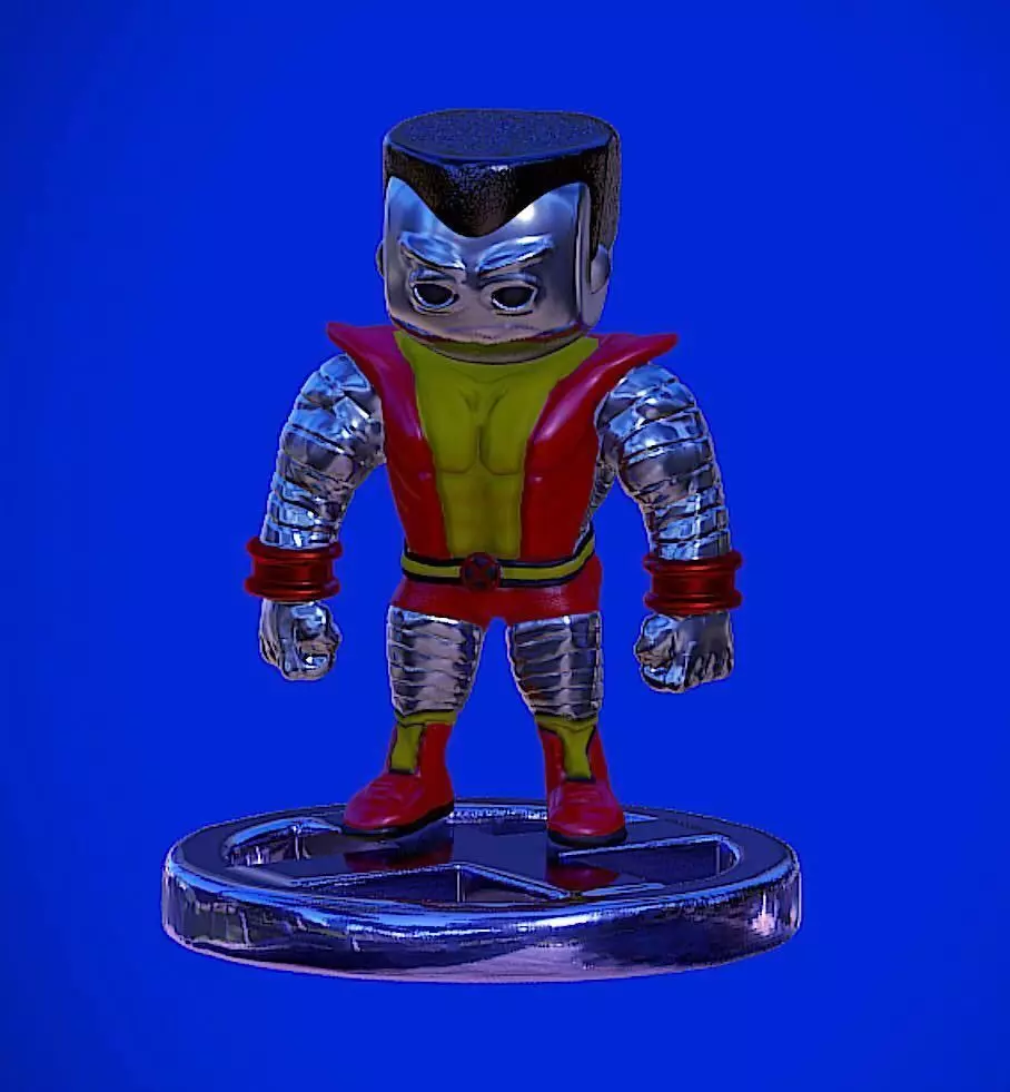 Colossus comic book character 3D print model_0