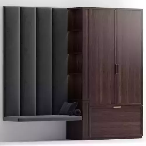 Hallway 9 with 2 materials