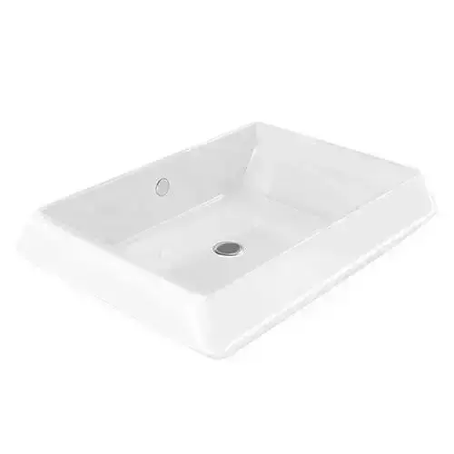 White Porcelain Washing Basin