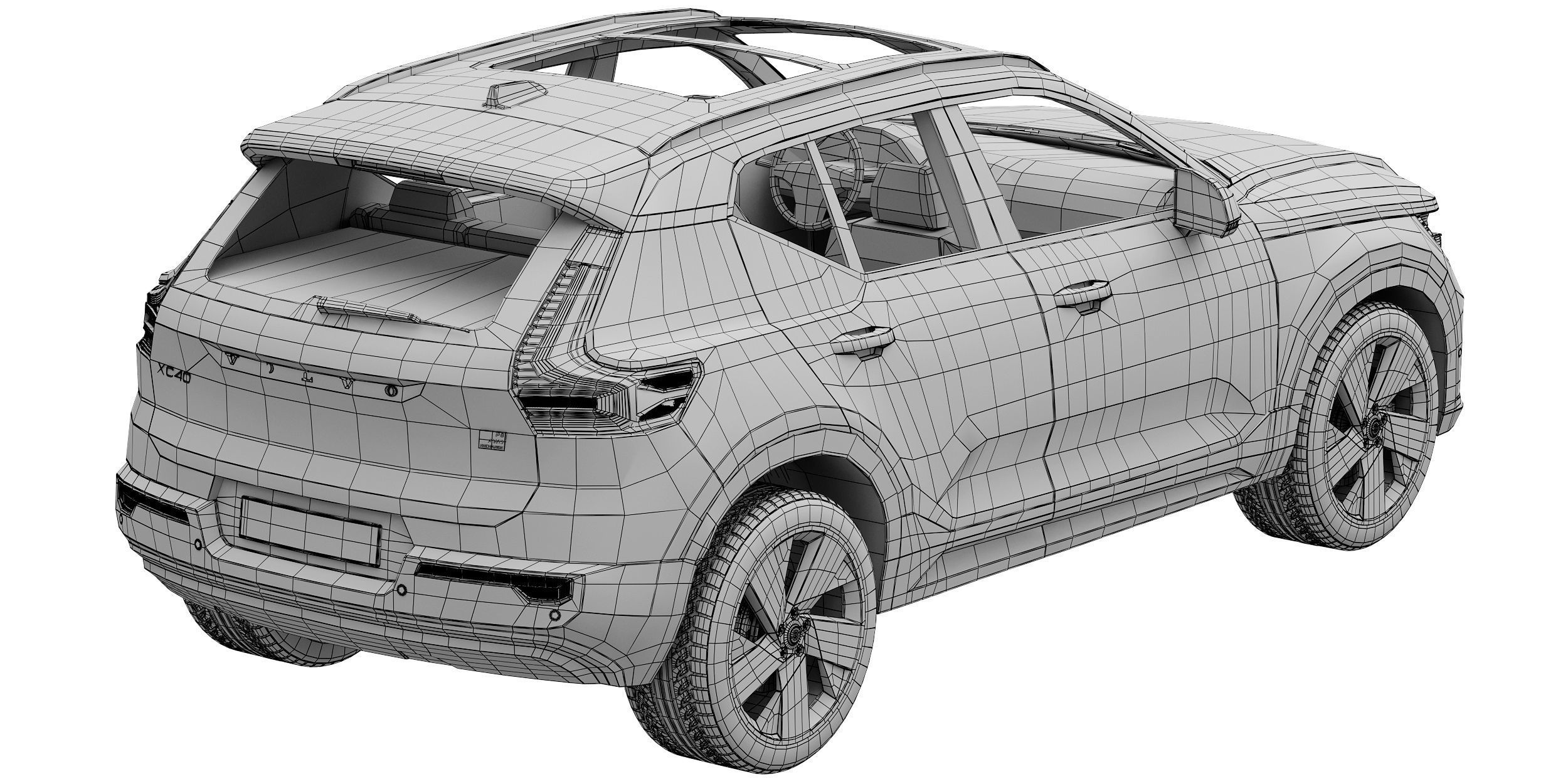 VOLVO XC40 Recharge 2023 3D model_17