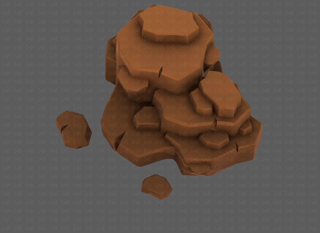 Rocks V04 Low-poly 3D model_24