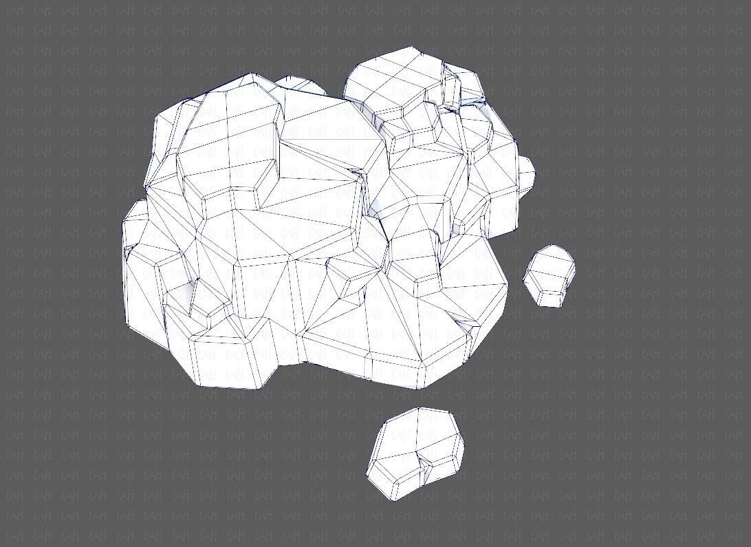 Rocks V04 Low-poly 3D model_26