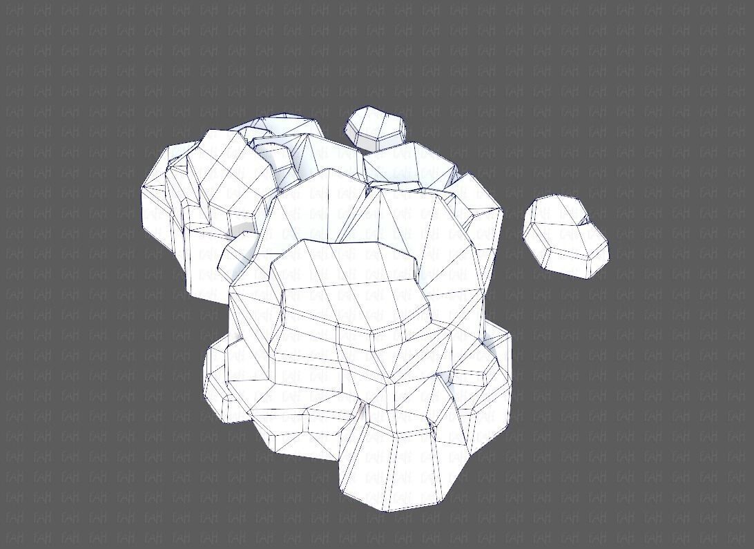 Rocks V04 Low-poly 3D model_28