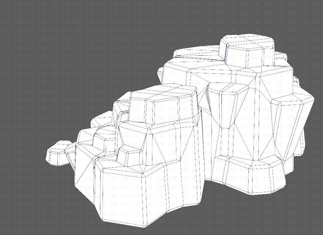 Rocks V04 Low-poly 3D model_13
