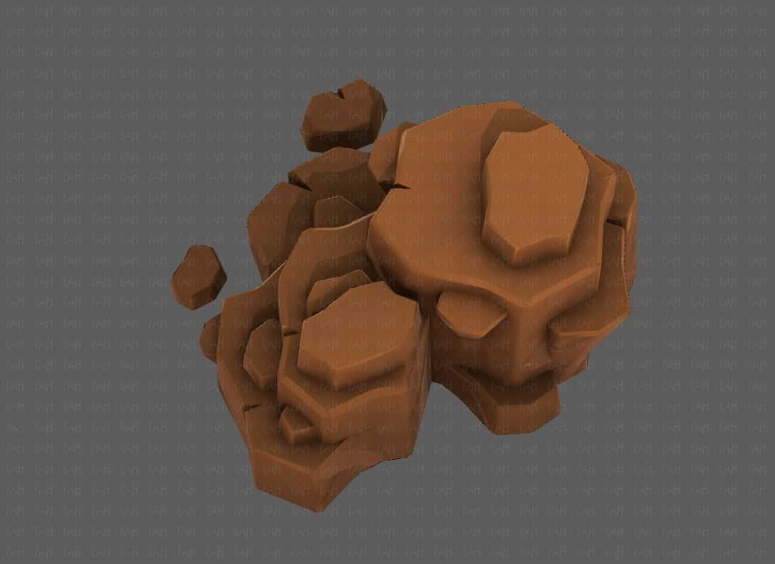 Rocks V04 Low-poly 3D model_22