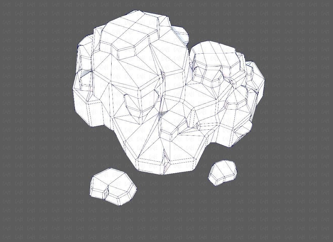 Rocks V04 Low-poly 3D model_25