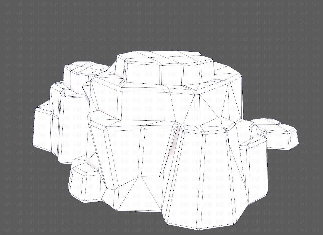 Rocks V04 Low-poly 3D model_11