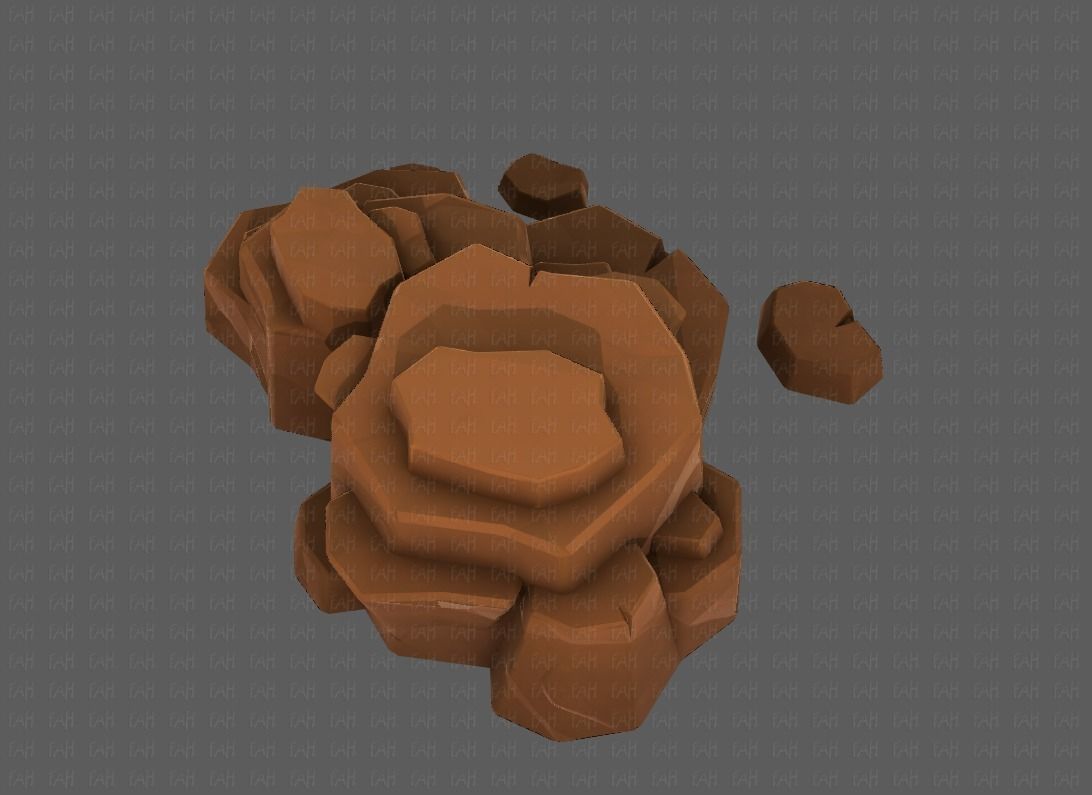 Rocks V04 Low-poly 3D model_20
