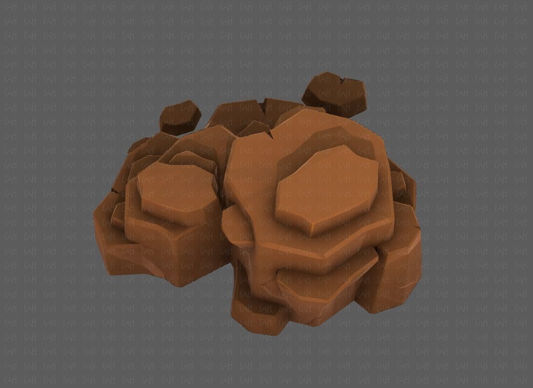Rocks V04 Low-poly 3D model_21