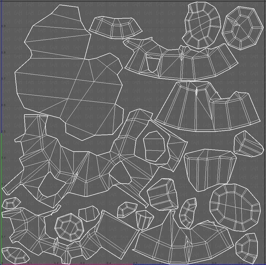 Rocks V04 Low-poly 3D model_41