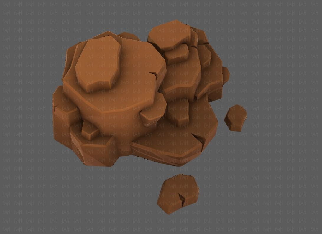 Rocks V04 Low-poly 3D model_18